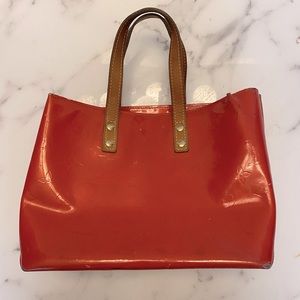 Louis Vuitton Vernis PM red Authentic